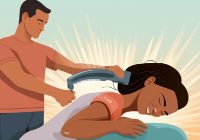 Massagepistole bei Rückenschmerzen