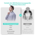 SKG Nackenmassagegerät mit Wärme G7 PRO – Bild 6