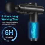 Zerolia Massagepistole mit LCD Touchscreen 10 Köpfe für Schulter Körper Rücken – Bild 2