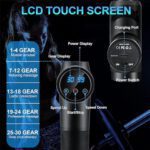 Zerolia Massagepistole mit LCD Touchscreen 10 Köpfe für Schulter Körper Rücken – Bild 3