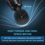 Zerolia Massagepistole mit LCD Touchscreen 10 Köpfe für Schulter Körper Rücken – Bild 5