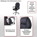Mendler Bürostuhl mit Massagefunktion – Bild 2