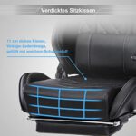 Fantasylab Gaming Stuhl Schwarz – Bild 6